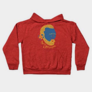 Van Gogh Can't Hear You Kids Hoodie